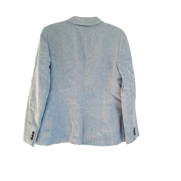 J. Crew Linen Blend Herringbone One-Button Blazer Jacket Long Sleeve Size 10 NWT - Picture 8 of 12